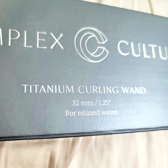 NEW! COMPLEX CULTURE Titanium Curling Wand 1.25" - Picture 7 of 14